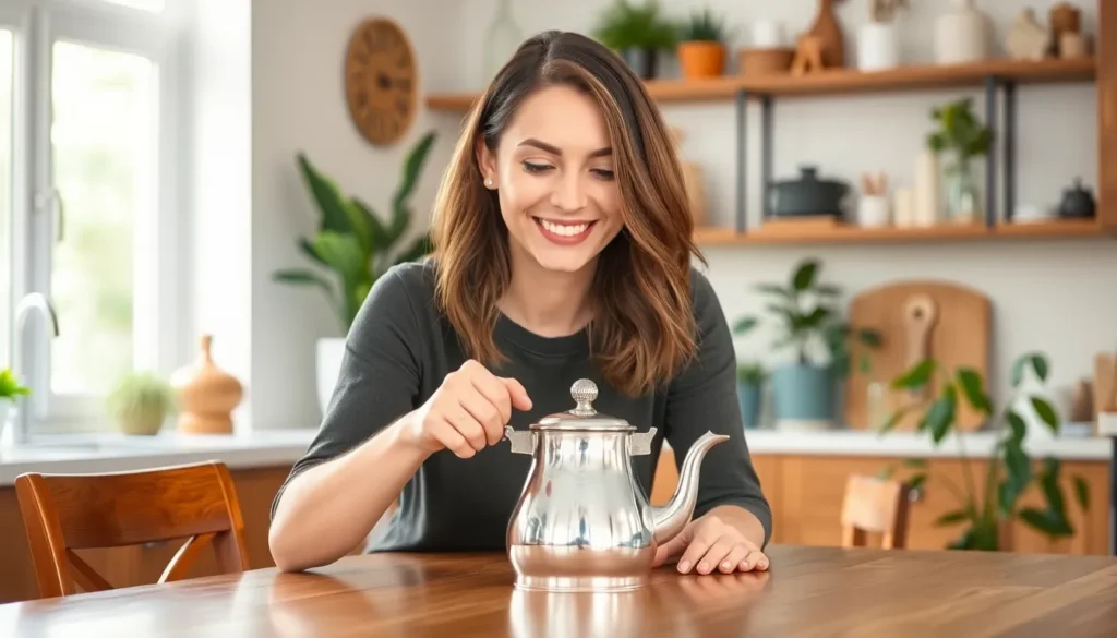 cleaning silver at home